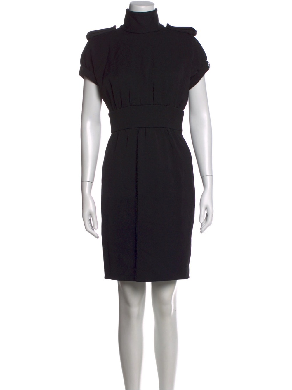 Burberry Black Mini Dress Size 4 Like New